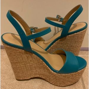 NWOT Michael Kors Fischer Wedge Sandals